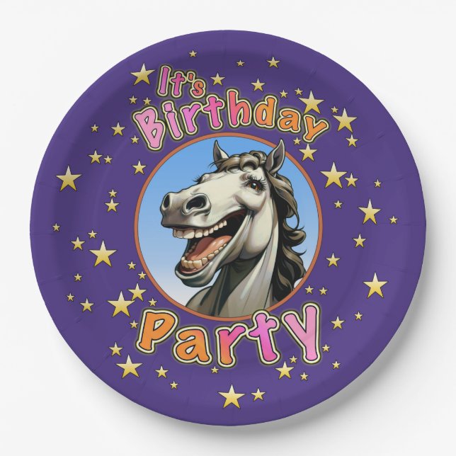 Birthday Party Paper Plates (Front)