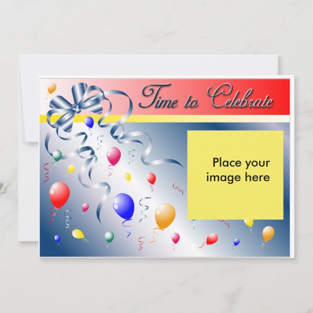 Birthday Party Personalized Invitation (Front)