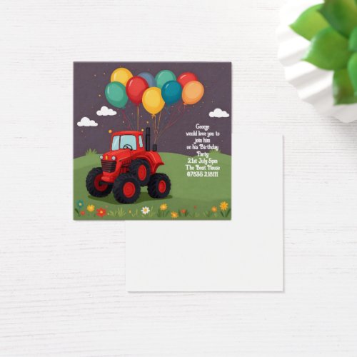 Birthday Party Personalized Invitation 