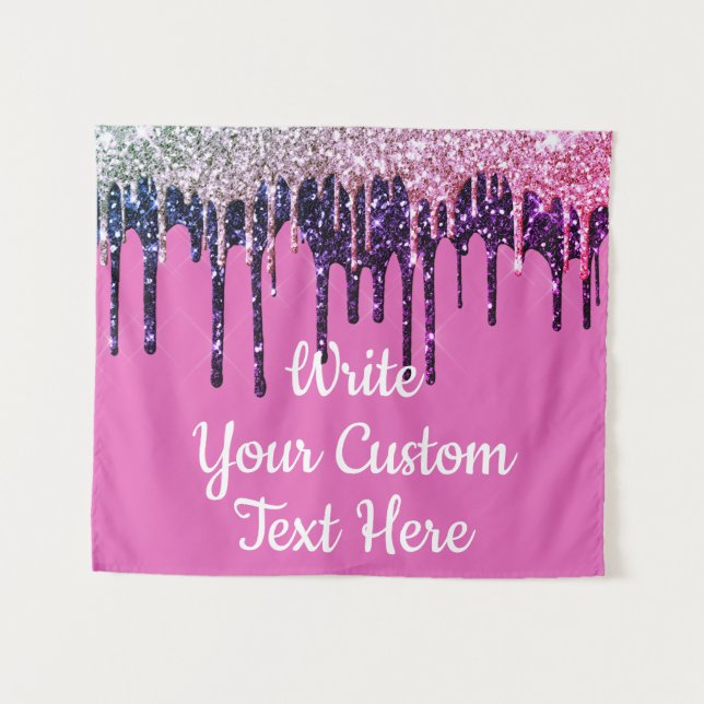 Birthday Party Photo Booth Backdrop Sweet 16 Prop (Front (Horizontal))