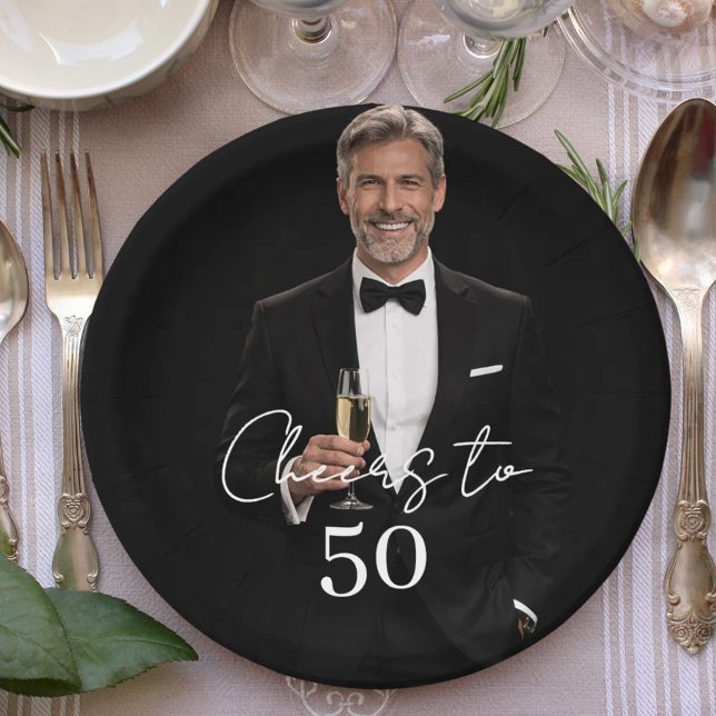 Birthday party photo cheers paper plates (Creator Uploaded)