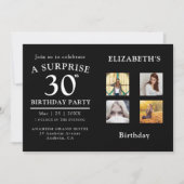 Birthday Party Photo Collage Invitation (Front)