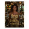 Birthday party photo gold font welcome