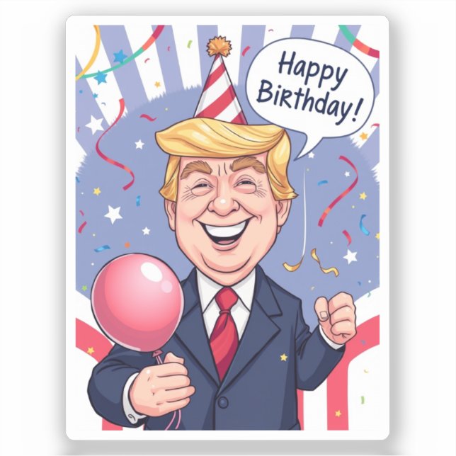 Birthday Party Photo Stickers (Front)