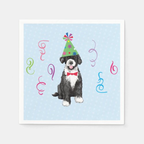 Birthday Party Portuguese Water Dog Napkins