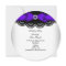 Birthday Party Purple Black White Lace Diamond Top