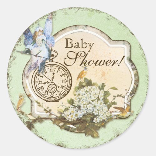 Birthday Party Sticker or Seal _ Faerie Princess