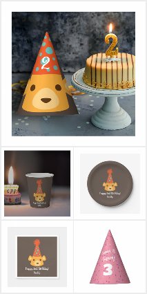 Birthday Party Supplies for Under 5yrs