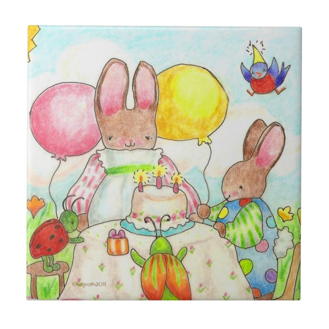 Birthday party tile (Front)