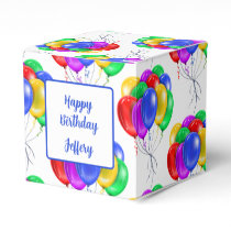 Birthday Party Treat Favor Box