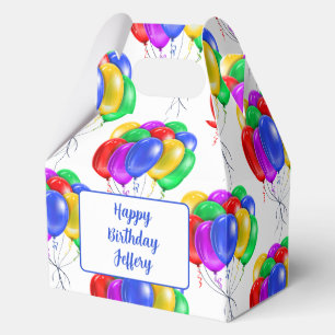 Birthday Party Treat Favor Box