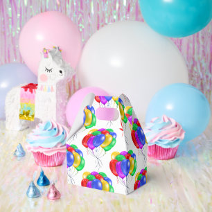 Birthday Party Treat Favor Box