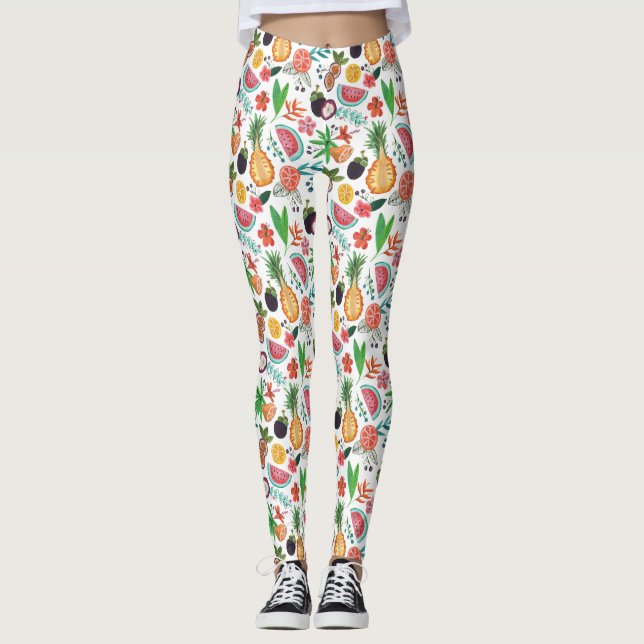 Birthday Party | Tropical Fruit | Leggings (Front)
