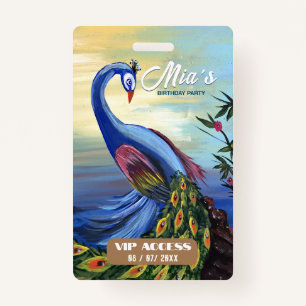 Birthday Party VIP Access Badge