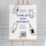 Birthday Party Welcome Sign, Male 30th Birthday Be Foam Board<br><div class="desc">Birthday Party Welcome Sign, Male 30th Birthday Beers Sign, 21st 30th 40th 50th Editable Party Decor scribble Template Birthday sign for men 30th Birthday Sign, Birthday Welcome Sign, 30th Birthday Party Sign, Birthday Sign, Birthday Poster Template, Birthday Sign Men, 40th Birthday Decor for Man. unique birthday, 30th birthday, 40th birthday,...</div>