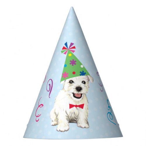 Birthday Party Westie Party Hat
