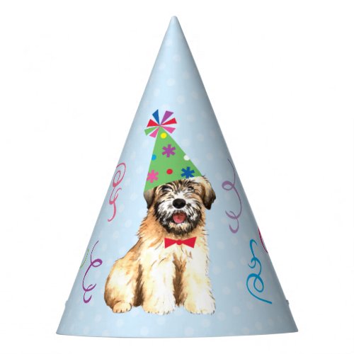 Birthday Party Wheaten Terrier Party Hat
