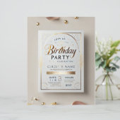 Birthday party wise card (Standing Front)