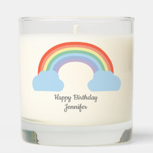 Birthday Pastel Rainbow Scented Candle