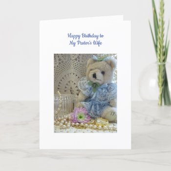Birthday Pastors Wife Christian Card Bbr by heavenly_sonshine at Zazzle