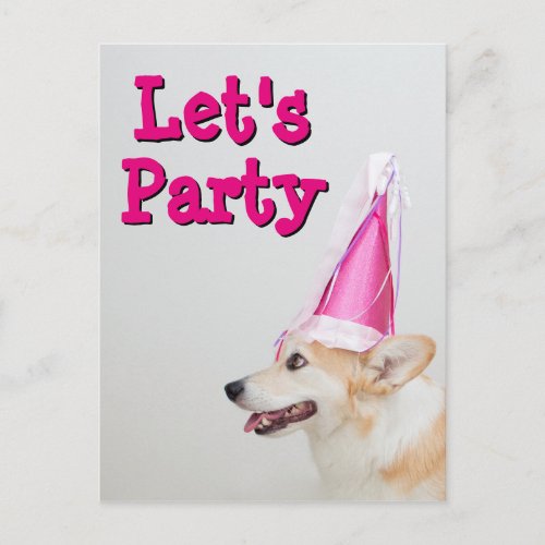 Birthday Pembroke Welsh Corgi Dog Postcard
