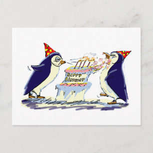 BiRtHdAy PeNgUiNs Postcard