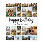 Birthday Personalized 24 Photo Collage