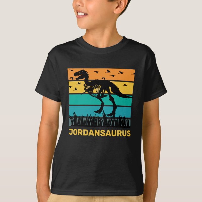 Birthday Personalized Dinosaur Shirt (Front)