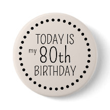 BIRTHDAY | Personalized Milestone Party Button Pin