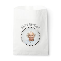 BIRTHDAY | Personalized Photo Party Favor Bags