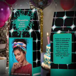 Birthday Photo Aged To Perfection Black Favors Roasted Coffee