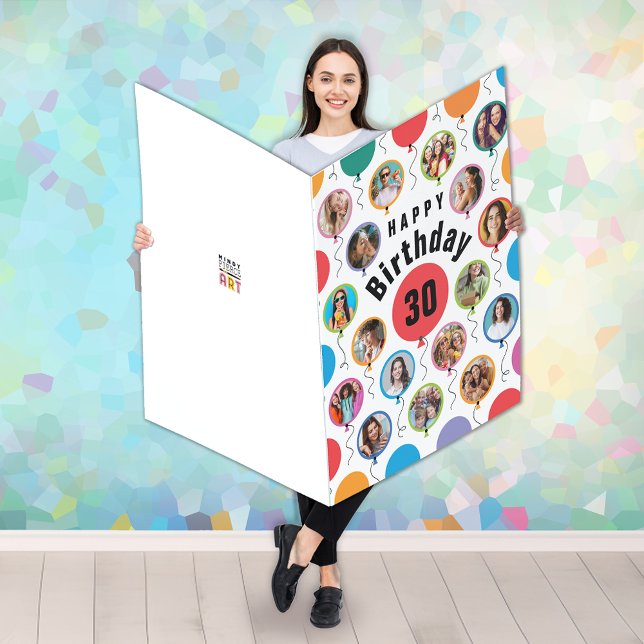 Birthday Photo Balloons Card (Creator Uploaded)
