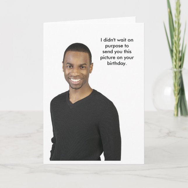 Birthday Photo Card (Front)