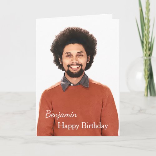 Birthday Photo Card Custom