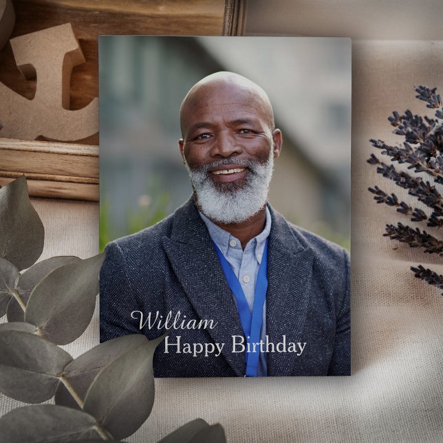 Birthday Photo Custom Postcard (Creator Uploaded)