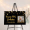 Birthday Photo Gold Stars Personalized Your Color
