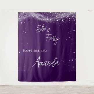 Birthday photo tapestry