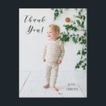 Birthday Photo Thank You Post Card<br><div class="desc">Say thank you with this customizable photo card.</div>