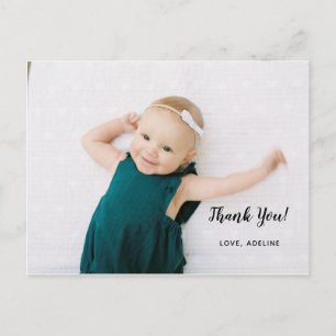 Birthday Photo Thank You Postcard