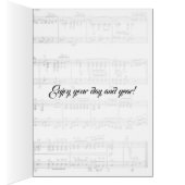 birthday piano keyboard with name cards (Inside (Right))