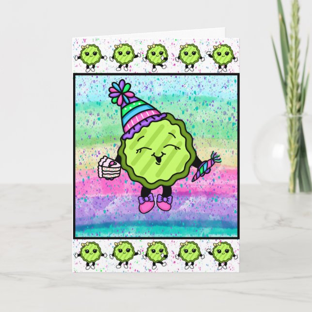 Birthday Pickle | Funny Pickle  Card (Front)