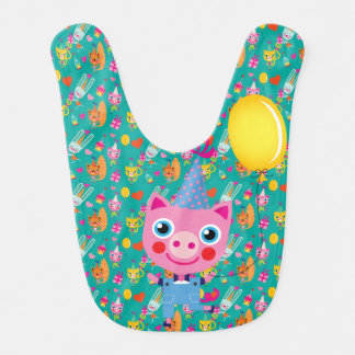 Birthday Pig Bib