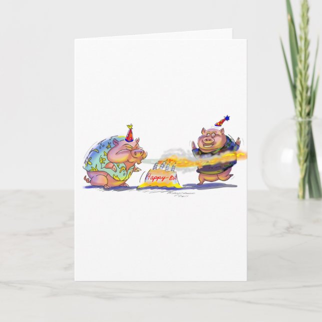 BiRtHdAy PiGs Card (Front)