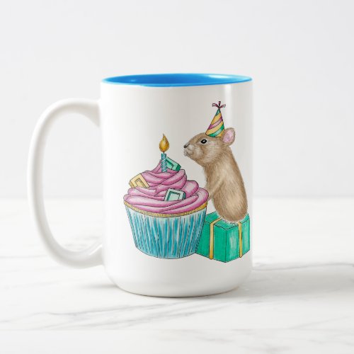 Birthday Pika Cupcake Mug