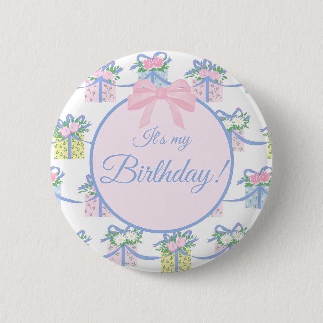 Birthday Pin - Every Day is a Gift Inspired TBBC (Front)