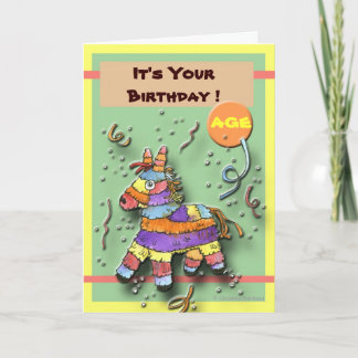 Birthday Pinata Card