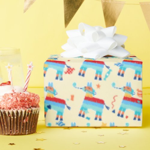 Birthday Pinata Wrapping Paper