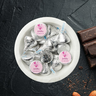 Birthday pink balloons party girl hershey®'s kisses®