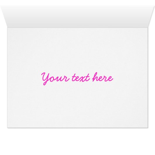 Birthday Pink Cupcake Happy Birthday Card (Inside Horizontal (Bottom))