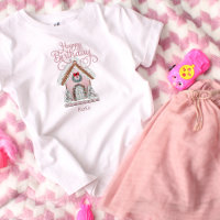 Birthday Pink Gingerbread Personalized